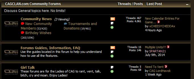 CAG new posts