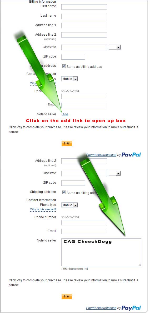CAG paypal