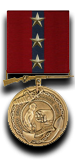Good Conduct Medal with 3 Stars